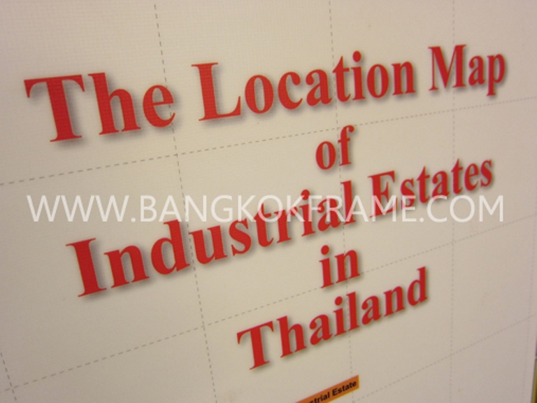 กรอบแผนที่นิคมอุตสาหกรรมในประเทศไทย